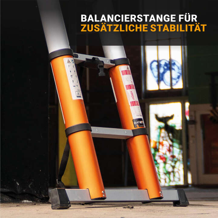 BATAVIA Giraffe Air Teleskopleiter 3,81 m 12 Sprossen